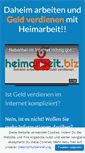 Mobile Screenshot of heimarbeit.biz