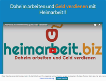 Tablet Screenshot of heimarbeit.biz