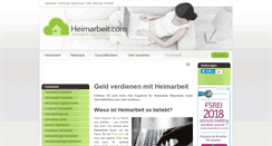 Desktop Screenshot of heimarbeit.com