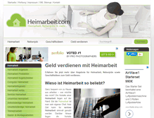 Tablet Screenshot of heimarbeit.com