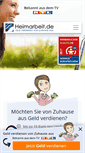 Mobile Screenshot of heimarbeit.de